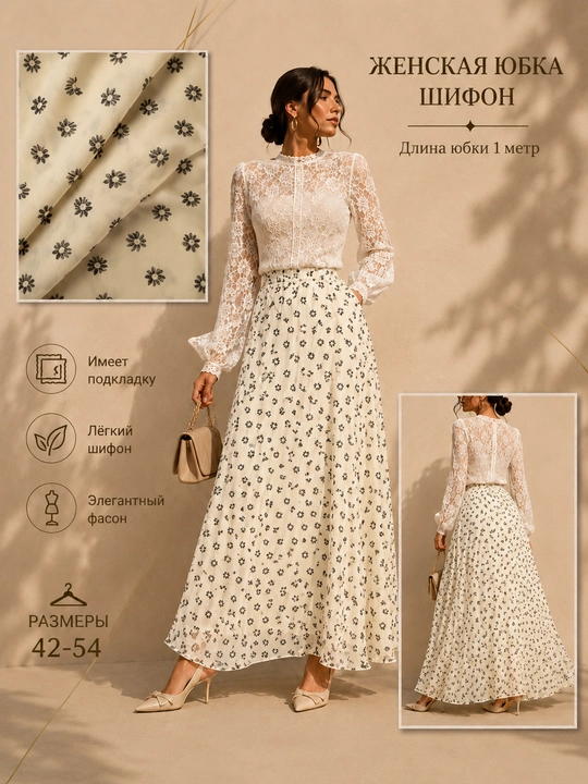Ayollar yubkasi, printli, yozgi va bahorgi model, uzun maksi, midi