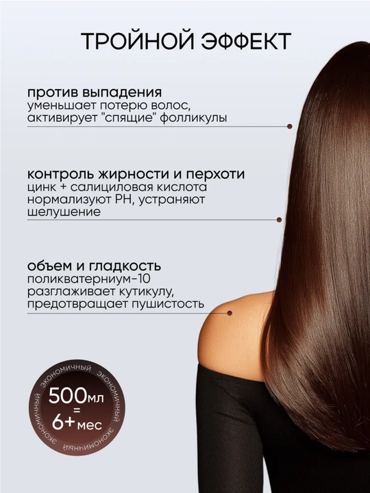 Шампунь против выпадения и для роста волос CH6 Scalp SSAG Shampoo, 520 мл