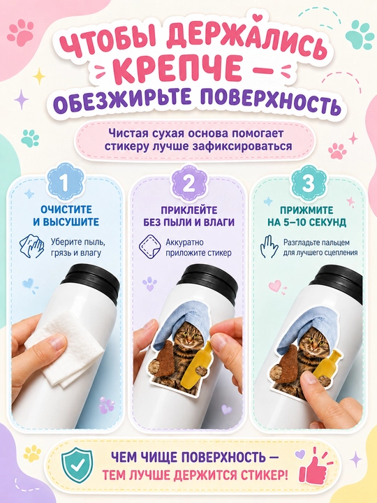 Наклейки с котиками, милые виниловые стикеры для декора, 20 шт