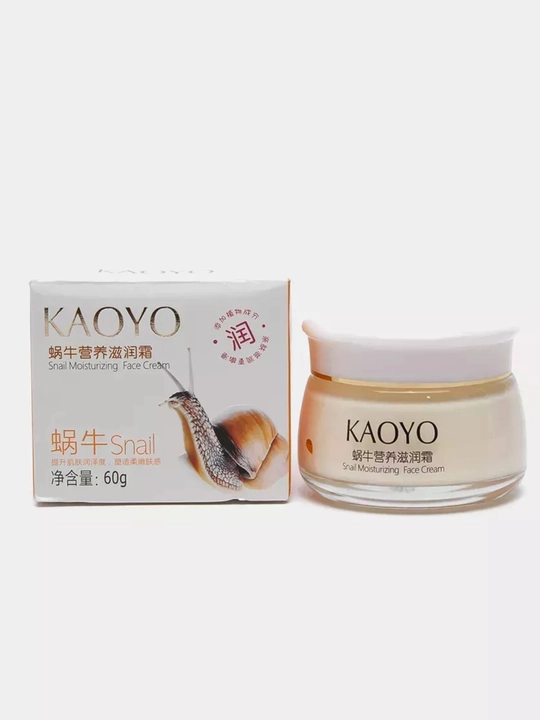 Увлажняющий крем для лица KAOYO с экстрактом улитки, 60 г