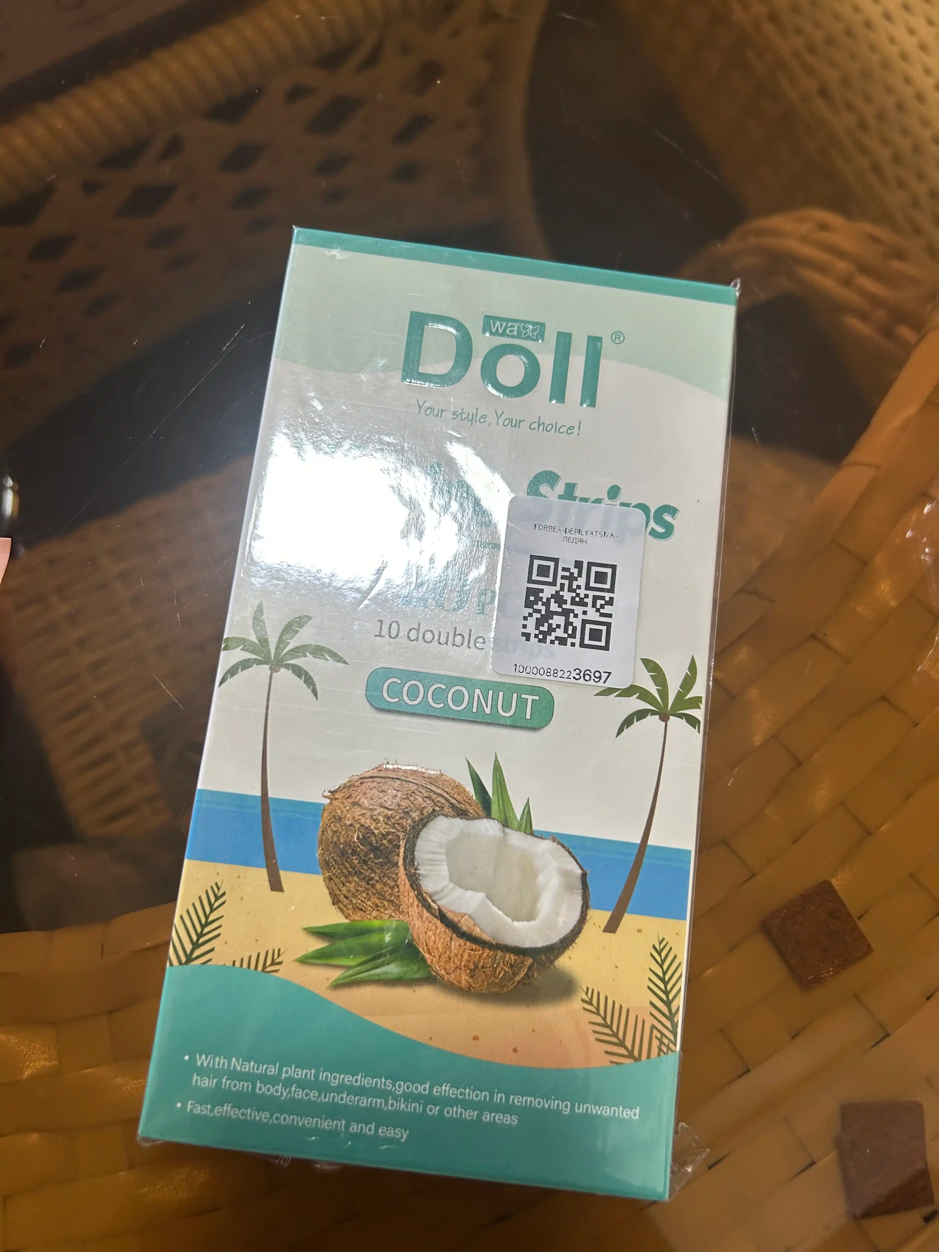 "Doll" tana va yuz depilyatsiyasi uchun mum qog‘ozi, 20 dona