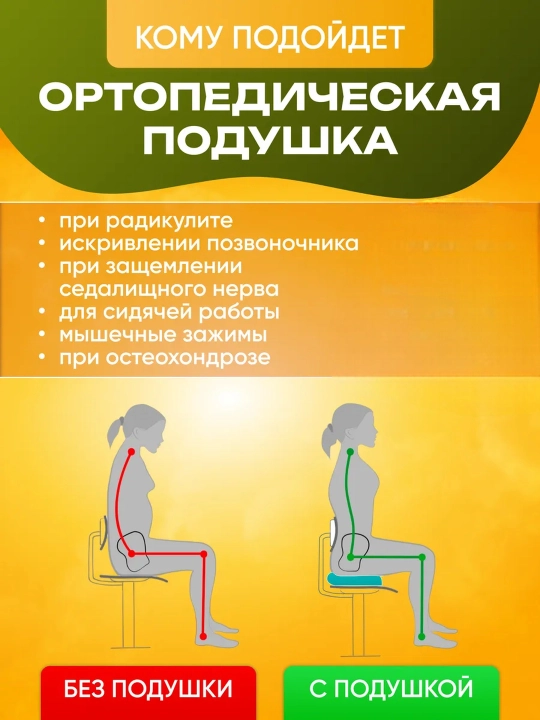 Ortopedik o'rindiq yostig'i