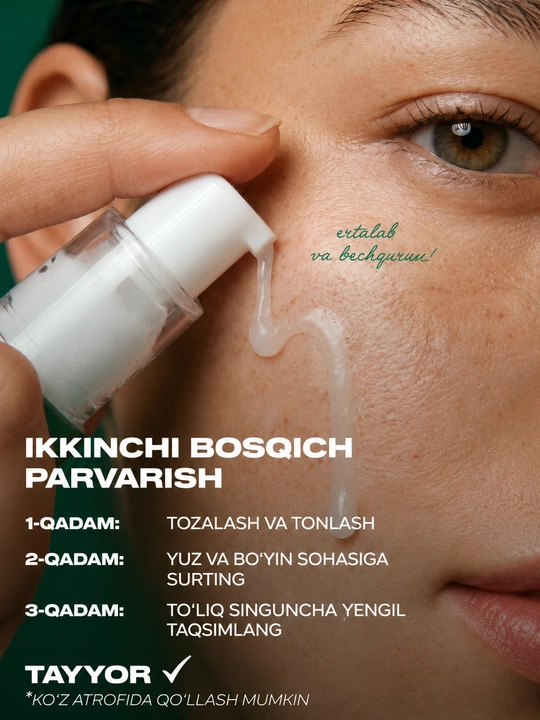 AXIS-Y Dark Spot Correcting Glow Serum 5% niatsinamidli pigmentga qarshi yuz serumi, 50 ml