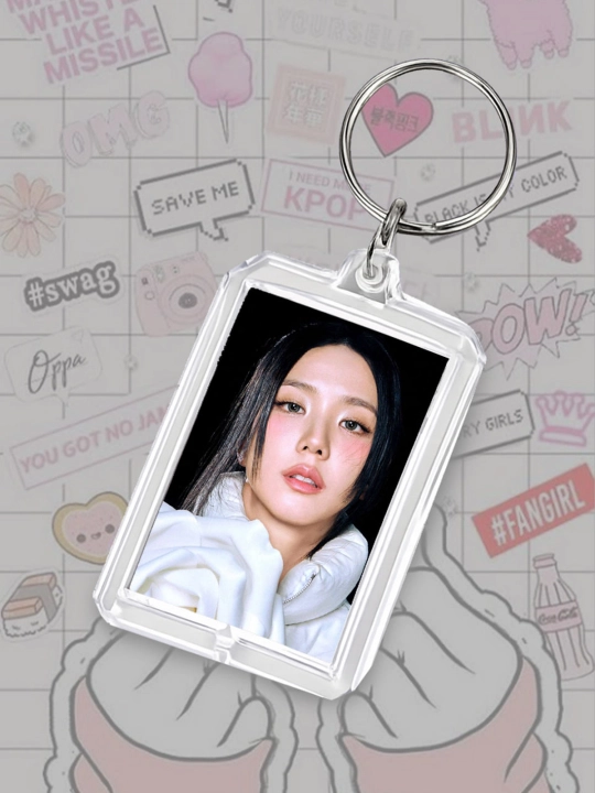 BTS, BLACKPINK, K-POP breloklari — ikki tomonlama, yaltiroq, nafis - 