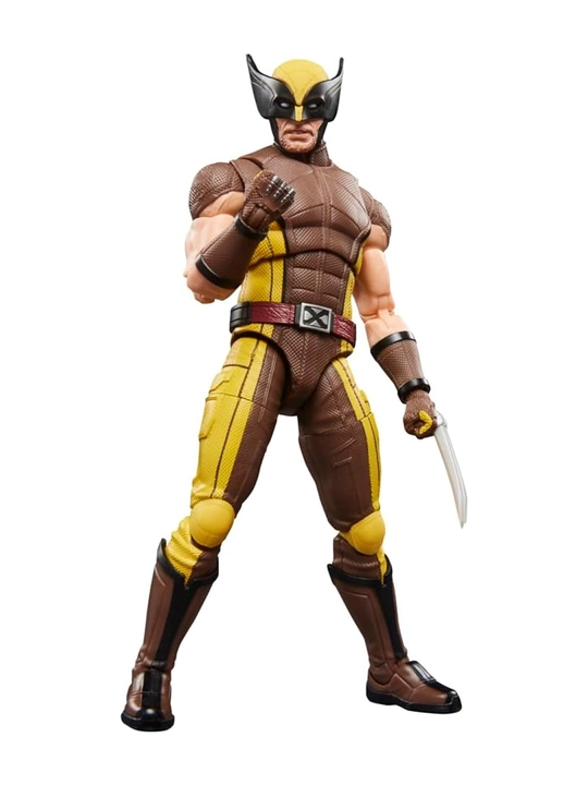 Marvel Legends Wolverine Brown Suit Deadpool & Wolverine, фигурка 15 см, аксессуары - 