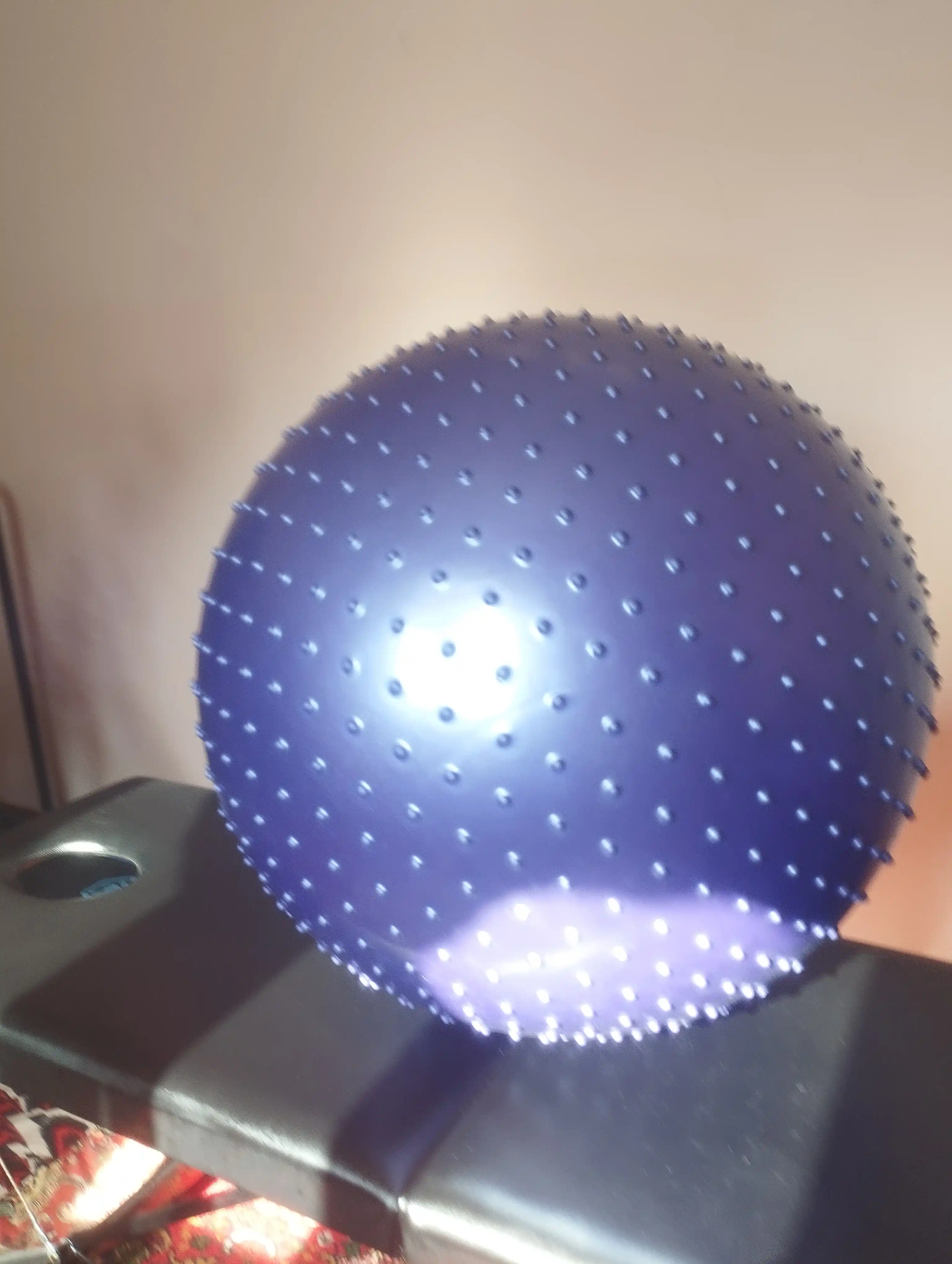 Мяч для фитнеса с шипом Fitball, фитбол 75-85-95 см, с насосом