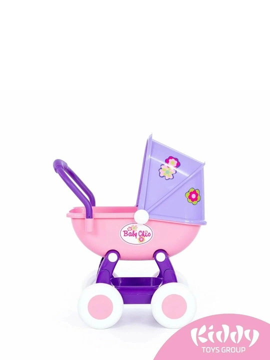 Коляска для кукол Kiddy  "Baby Chic", детская, для детей от 2 лет, цвет фиолетовый