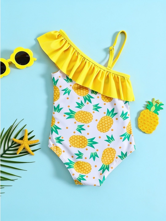 "Sunny Pineapple" bolalar bir qismli (slitniy) cho‘milish kiyimi - 