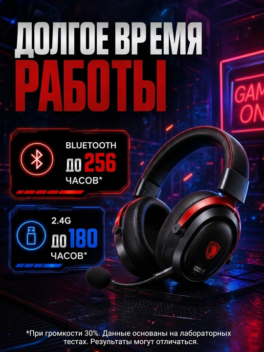 SIMsiz o‘yin quloqchinlari SADES 812 Pro oq 2.4G+Bluetooth mikrofonli, 7.1 stereo