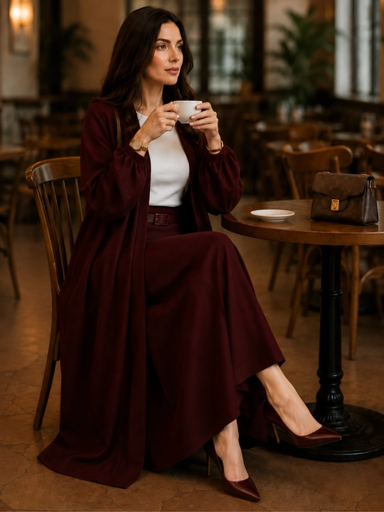 Nafis va qulay ayollar ikkilik kostyumi - Zamonaviy kundalik ko‘rinish