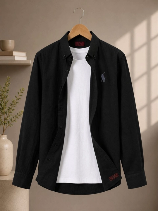 Мужская льняная рубашка Lion Classic Linen Casual, M-XXL - 