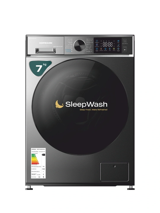 Kir yuvish mashinasi Hofmann WMAE714BD1H1GY-W/HF 16 ta dastur, 7 kg, BLDC Inverter motor