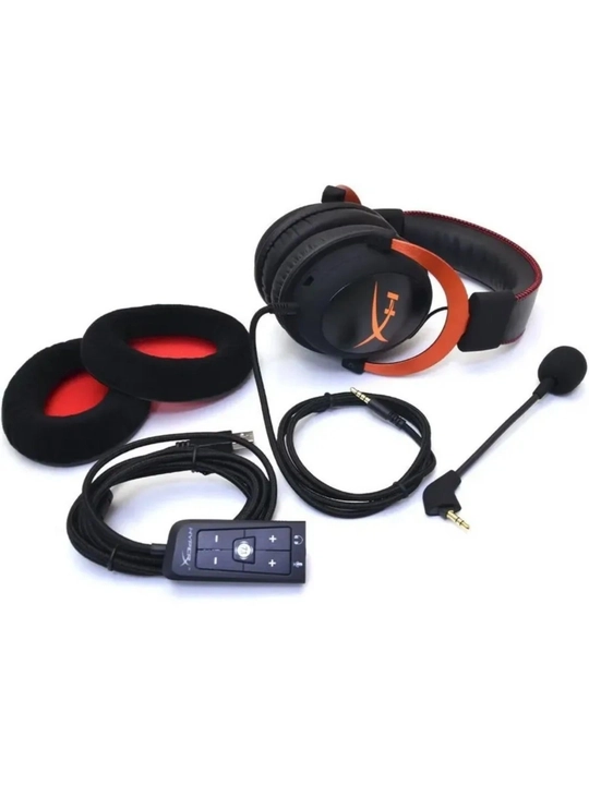 Проводные игровые наушники HyperX Cloud II Cloud 2 для компьютера и ноутбука