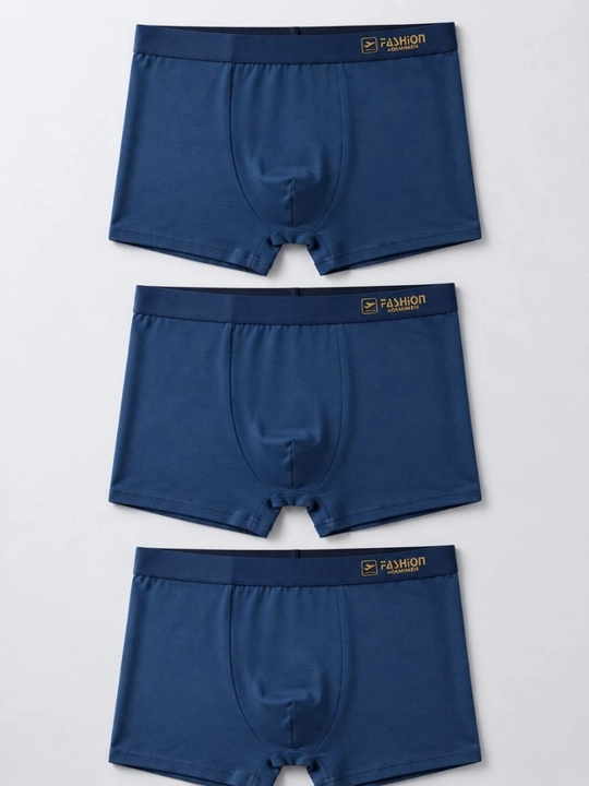 Erkaklar uchun trusiklar, FASHION 3 dona to‘plam, paxta tolali, M-XXL o‘lchamlar - 