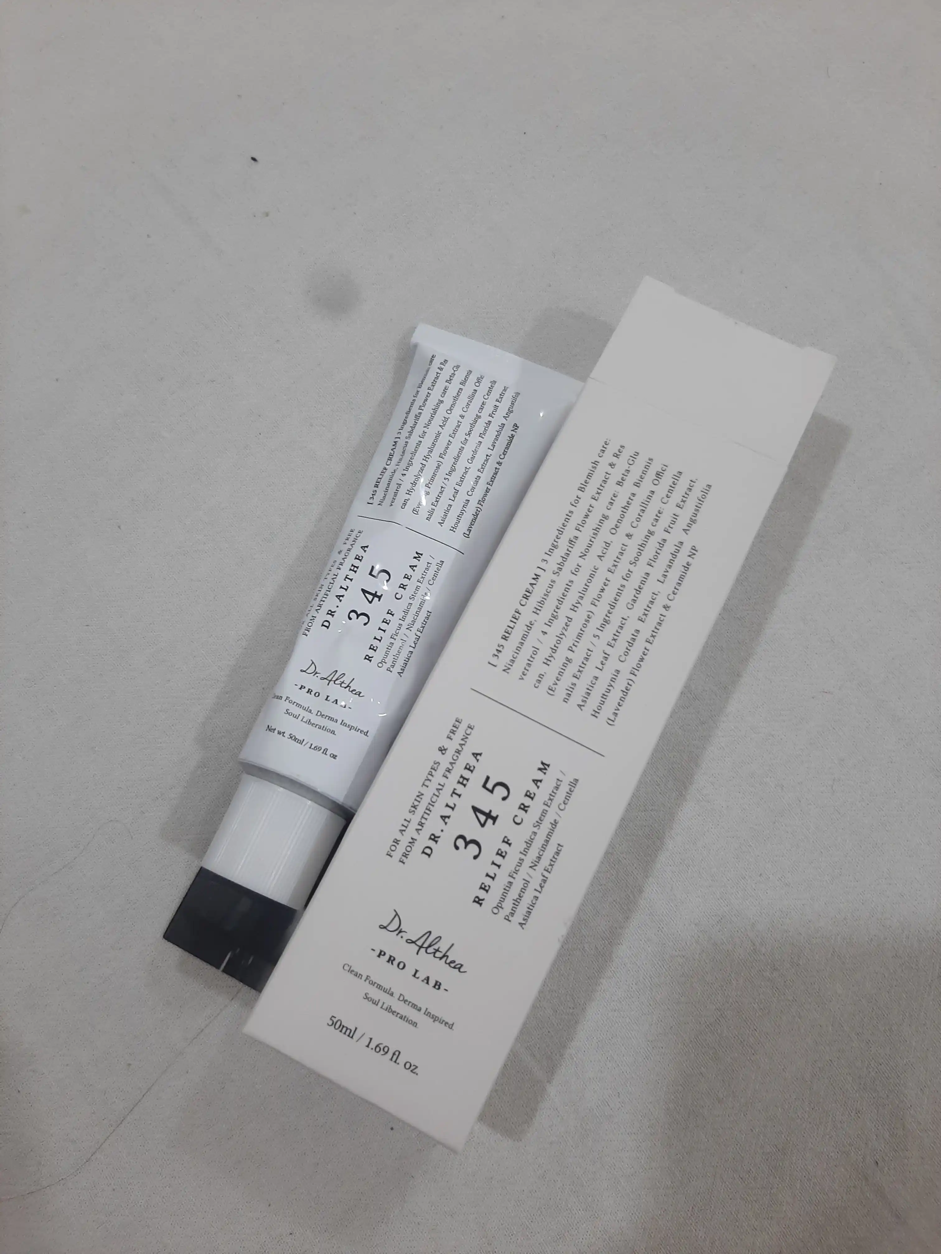 Успокаивающий крем для лица 345 Relief Cream, 50 мл