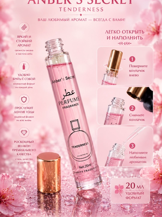Atir, Ayollar va Erkaklar uchun raspiv atirlar, mini probnik atirlar, , sovg'a, 20 ml atir