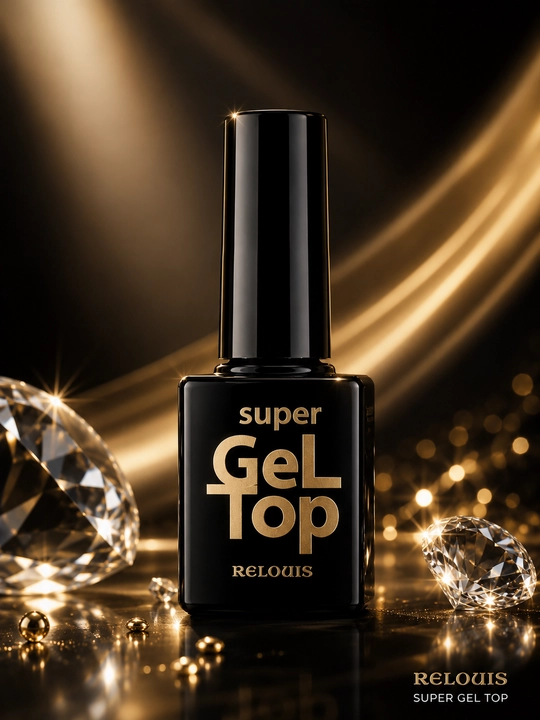 Верхнее покрытие лака для ногтей Relouis Super Gel Top