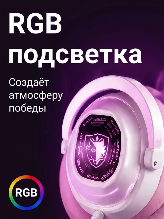 SADES SA-811PRO simsiz o‘yin garniturasi 2.4G BT 6.0 50mm Hi-Res