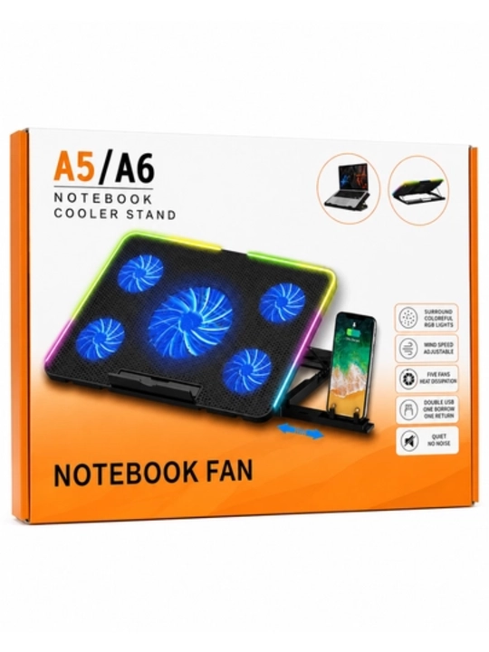 Подставка охлаждающая N99 для ноутбука до 17", 2 вентилятора, USB - 
