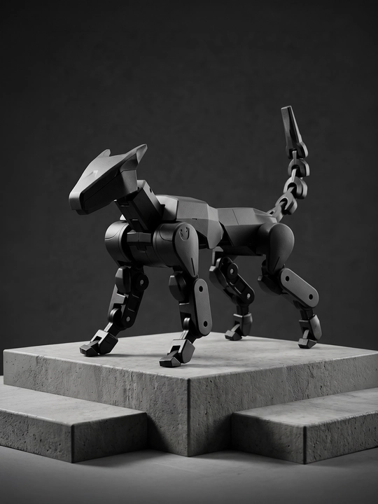 XaridON DummyDog13 — подвижная фигурка собака-робот, 3D игрушка в подарок - 