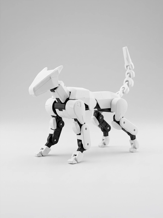 XaridON DummyDog13 — подвижная фигурка собака-робот, 3D игрушка в подарок - 