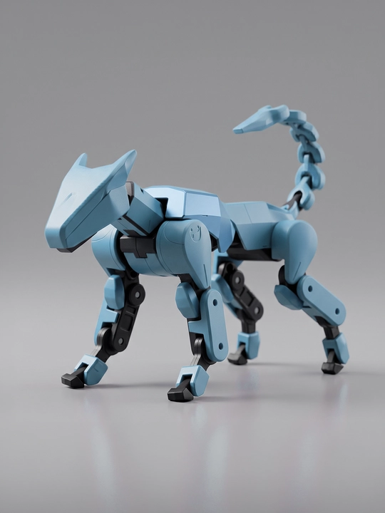 XaridON DummyDog13 — подвижная фигурка собака-робот, 3D игрушка в подарок - 