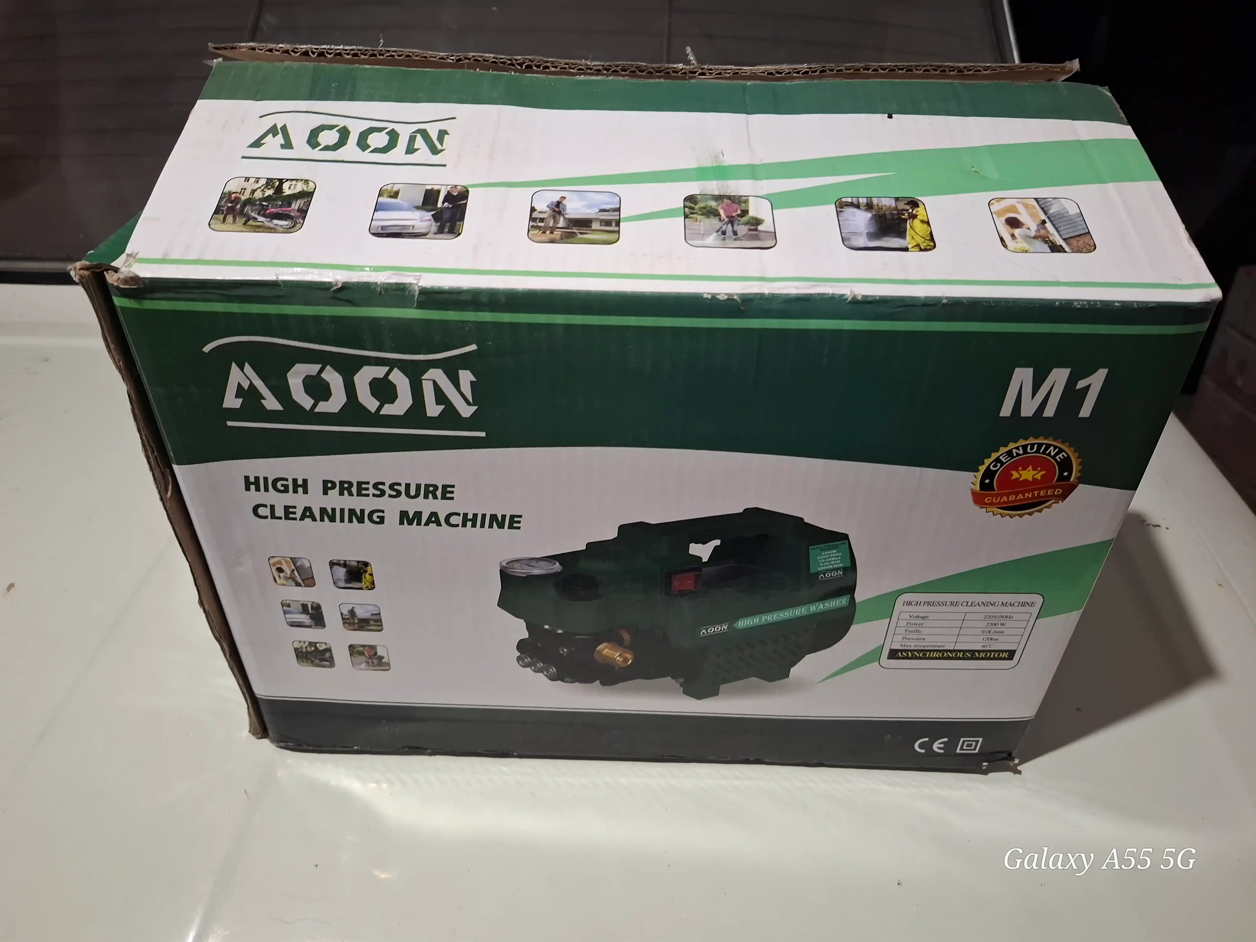 Yuqori bosimli avtomobil yuvish moslamasi MOON 2200 W, karcher, avtomoyka