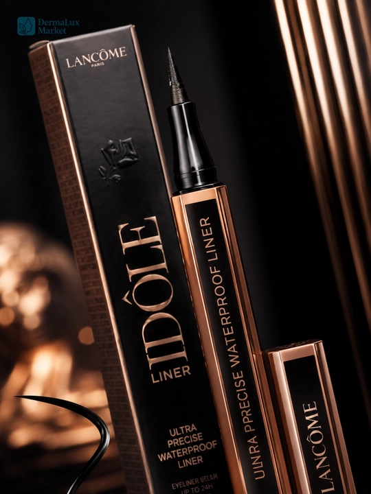 Для красивых стрелок, водостойкая черная подводка Lancome Idole Liner