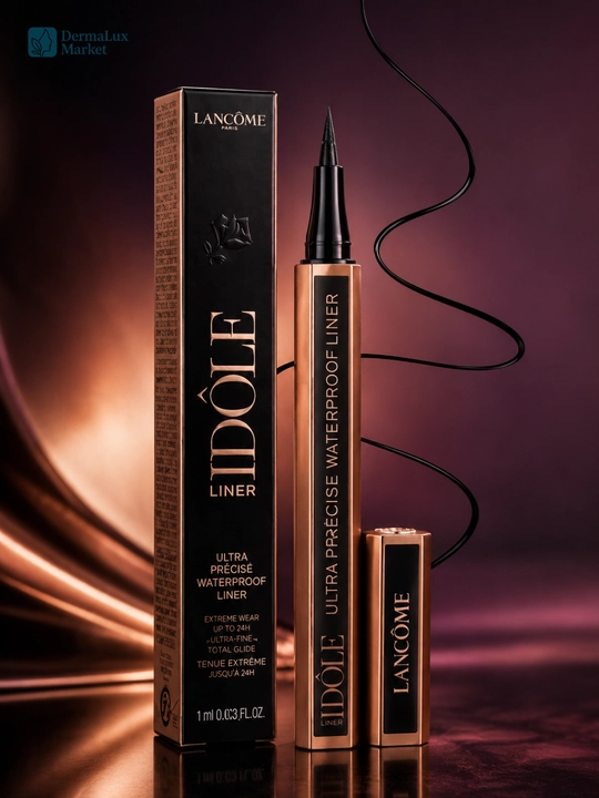 Для красивых стрелок, водостойкая черная подводка Lancome Idole Liner
