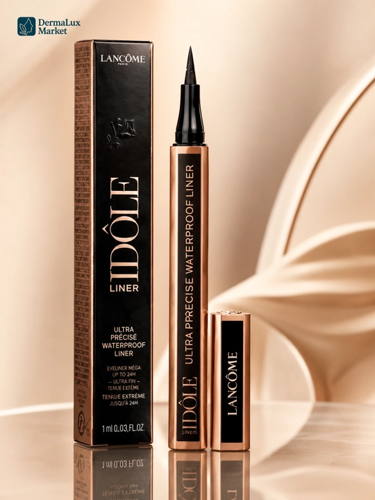 Для красивых стрелок, водостойкая черная подводка Lancome Idole Liner