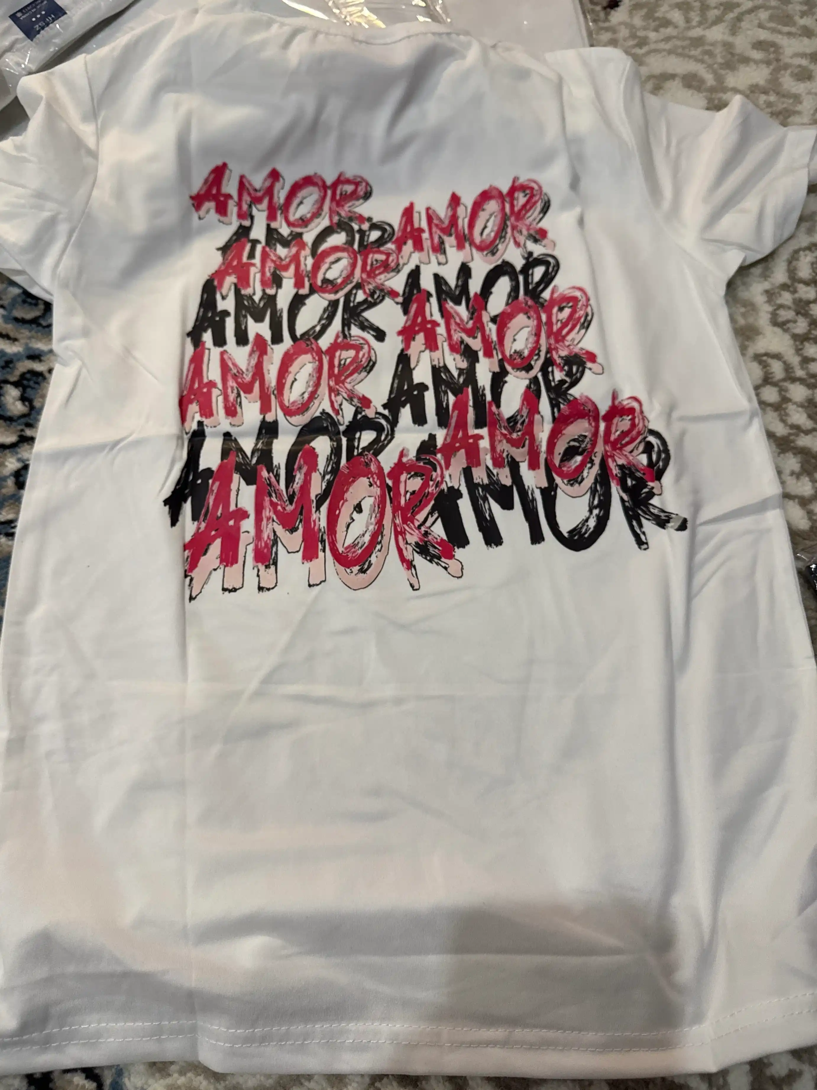 Ayollar uchun bosma naqshli asosiy futbolka, erkin bichimli, S-XL o‘lchamlarda
