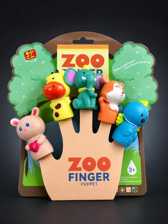 Игрушка для ванны Пальчиковый театр. Зоопарк, Finger