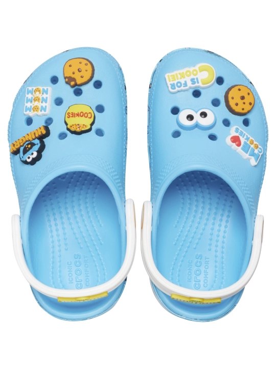 CROCS Cookie Monster Clog 208847-404, bolalar uchun