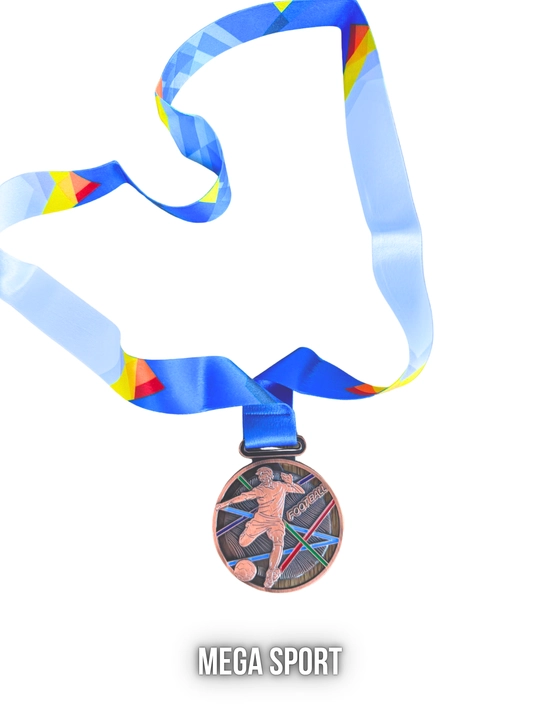 Tasmadagi metall medal, 1-o'rin oltin, 2-o'rin kumush, 3-o'rin bronza