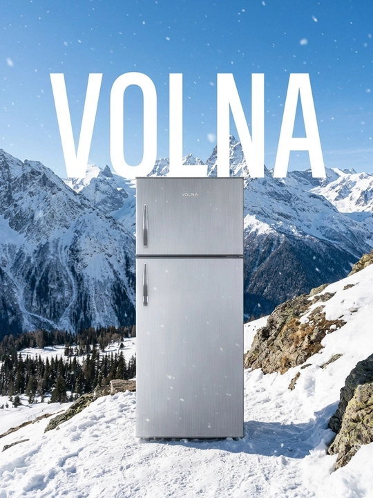Холодильник | VOLNA 400 FS | DE FROST | двухкамерный | 400 л | низкий уровень шума 42 дБ - 