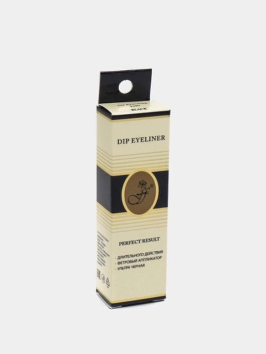 FFleur Dip Eyeliner Perfect Result – Koʻz uchun ultra qora suyuq podvodka 5.1 ml