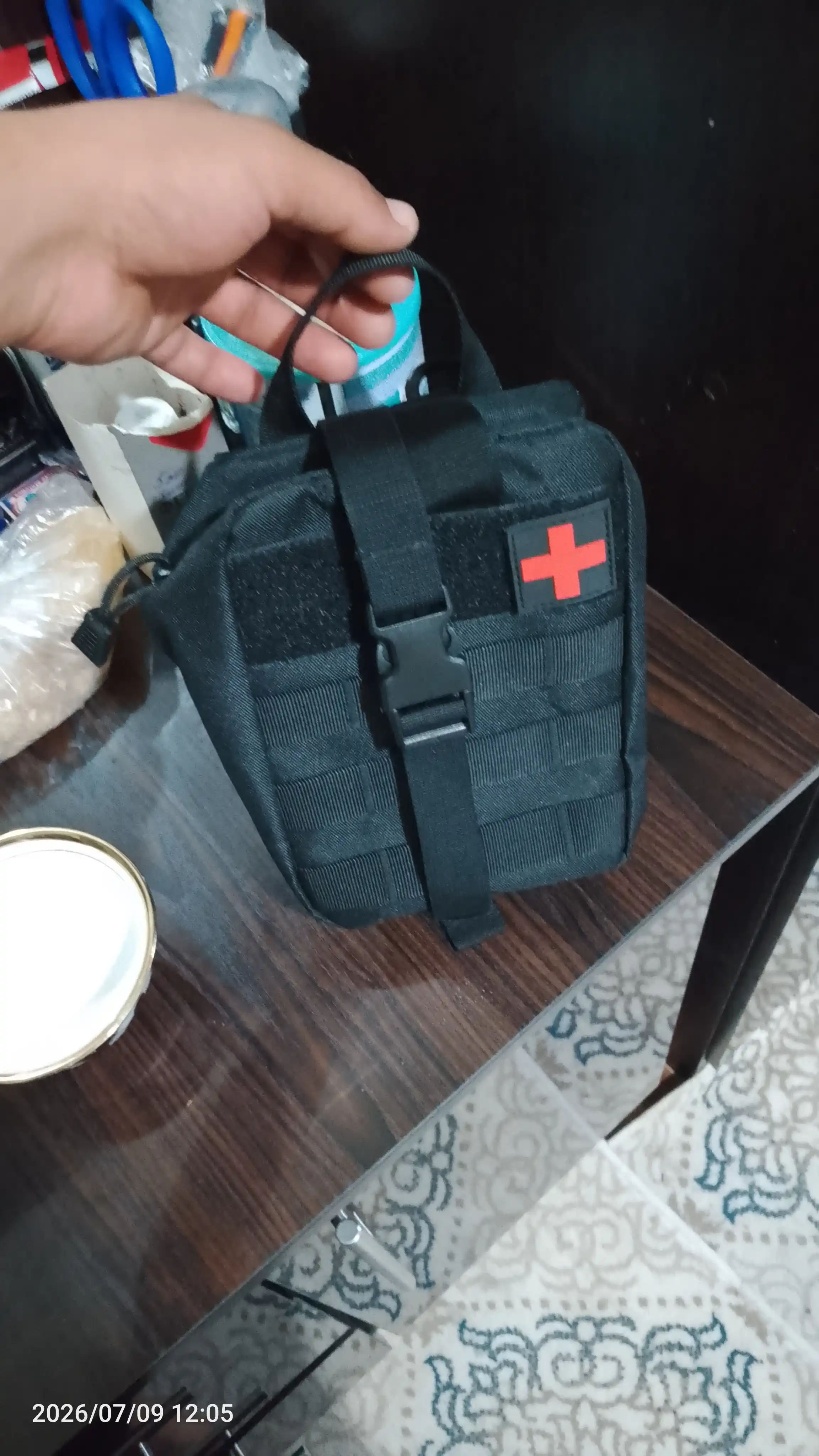 Тактическая аптечка Tactical Med Pouch X1 отрывная влагозащитная с креплением MOLLE
