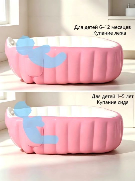 Надувная ванночка для младенца