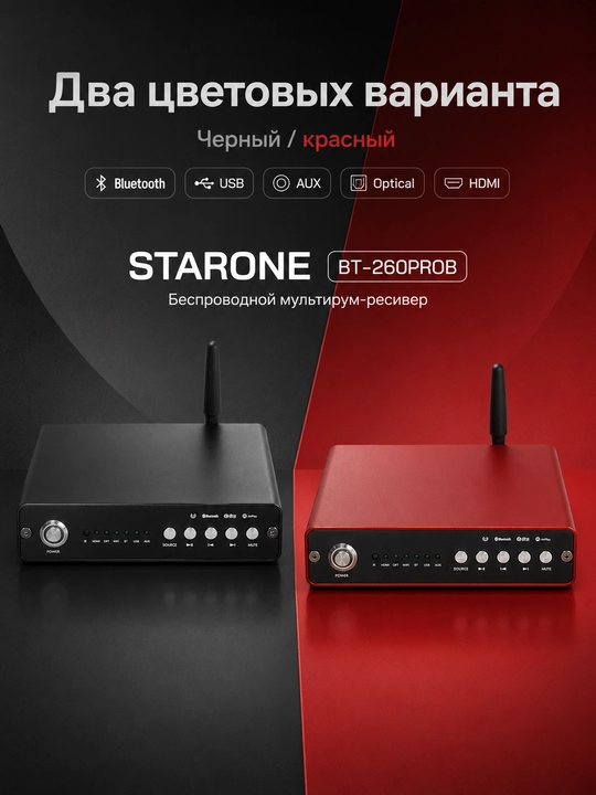 BT-260PRO Bluetooth audio kuchaytirgich, D sinf, DC 24V