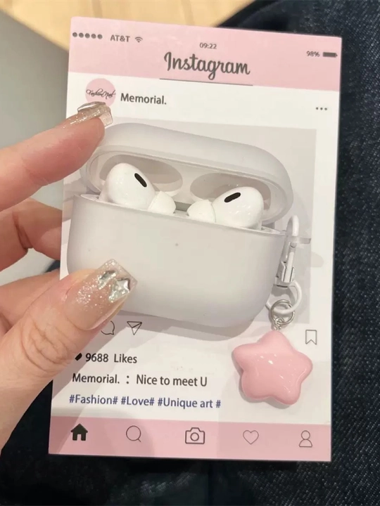AirPods uchun g‘ilof (AirPods 1/2, 3, 4, AirPods Pro, Pro 2, 3), quloqchinlar uchun himoya g‘ilofi - 