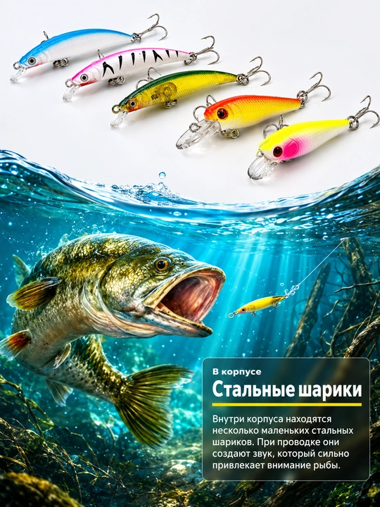 Воблер для хищной рыбы