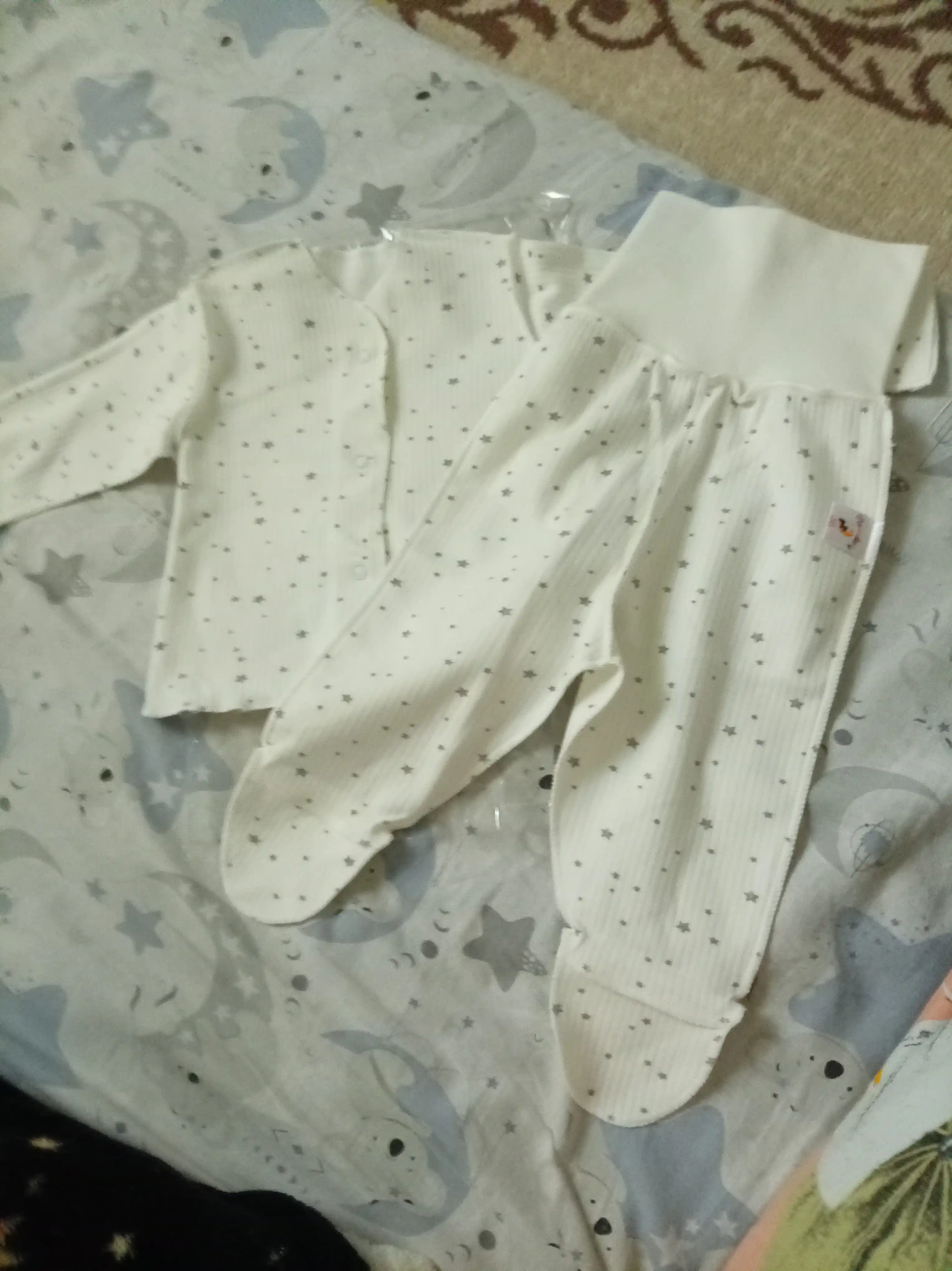 Комплект для роддома, кофта и ползунки