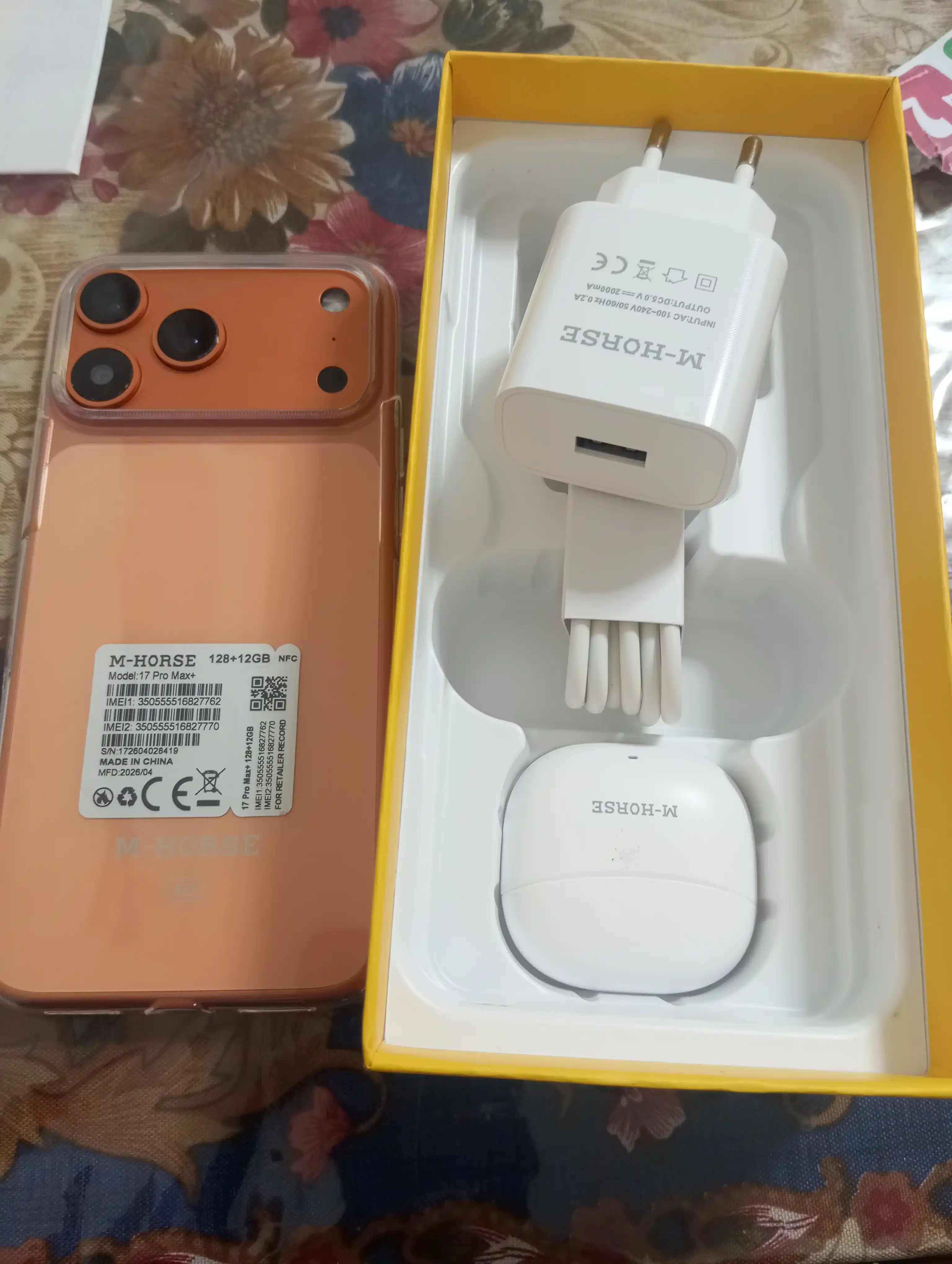 M-HORSE M17 Pro Max(4+8)/256GB – современный смартфон с мощной батареей и большой памятью