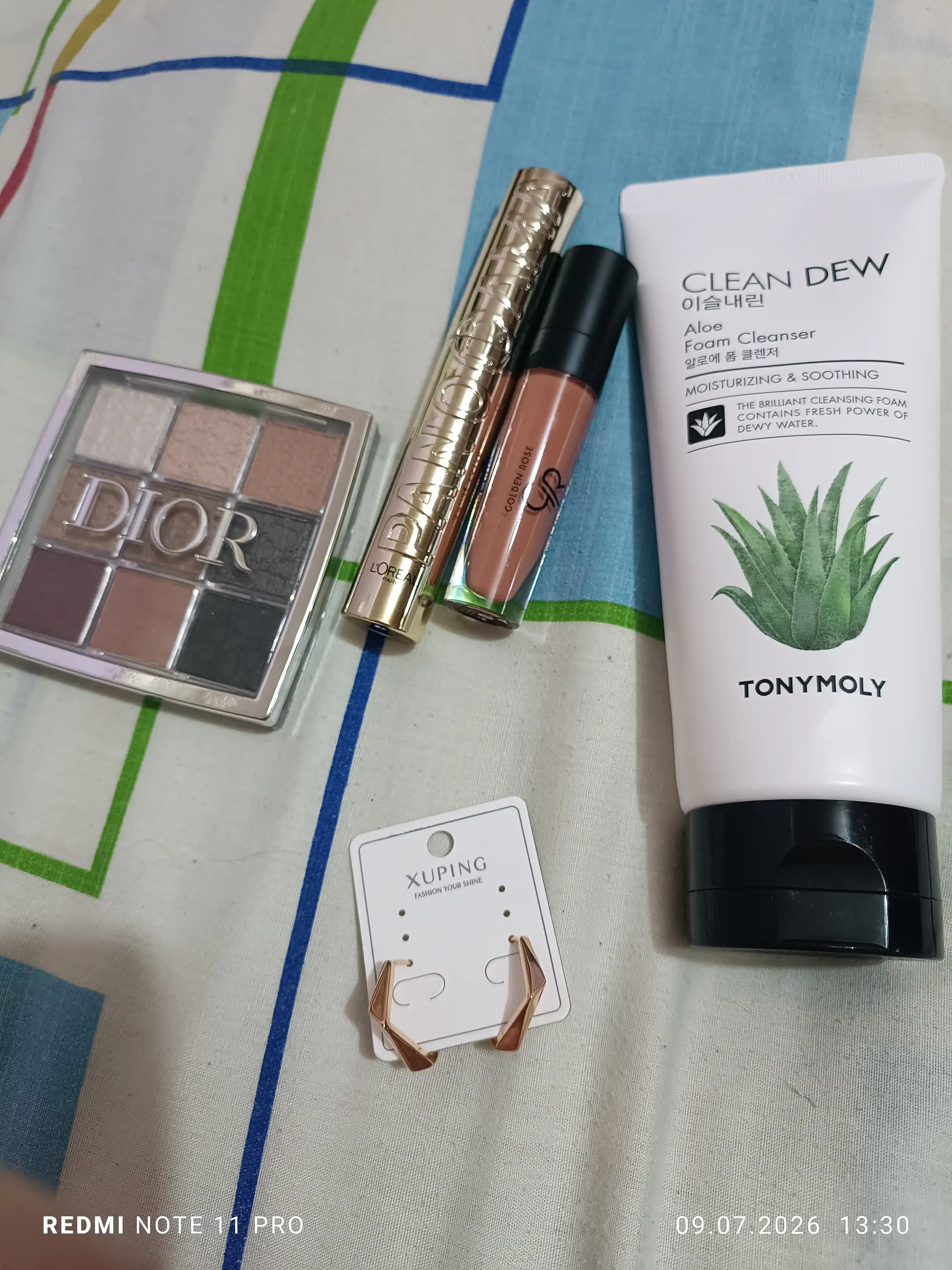 Тени для глаз, Dior, палетка теней для век и глаз с матовыми оттенками, 9 цветов