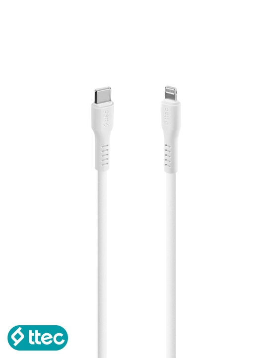 TTEC USB-C to Lightning Кабель для зарядки/передачи данных, 120 см, кабель для iPhone