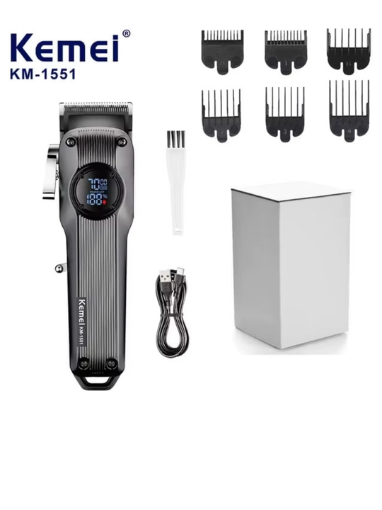 Триммер машинка для стрижки волос и бороды KEMEI KM-1551