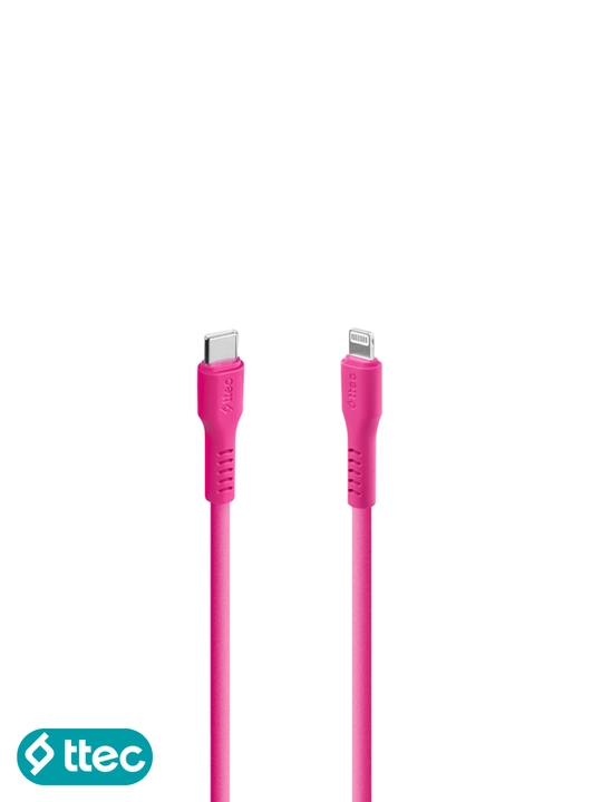 TTEC USB-C to Lightning Кабель для зарядки/передачи данных, 120 см, кабель для iPhone