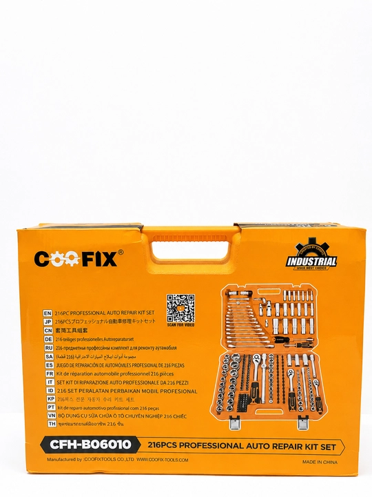 COOFIX torsevik klyuchlar to‘plami, nasadkali klyuchlar to‘plami, golovkalar to‘plami