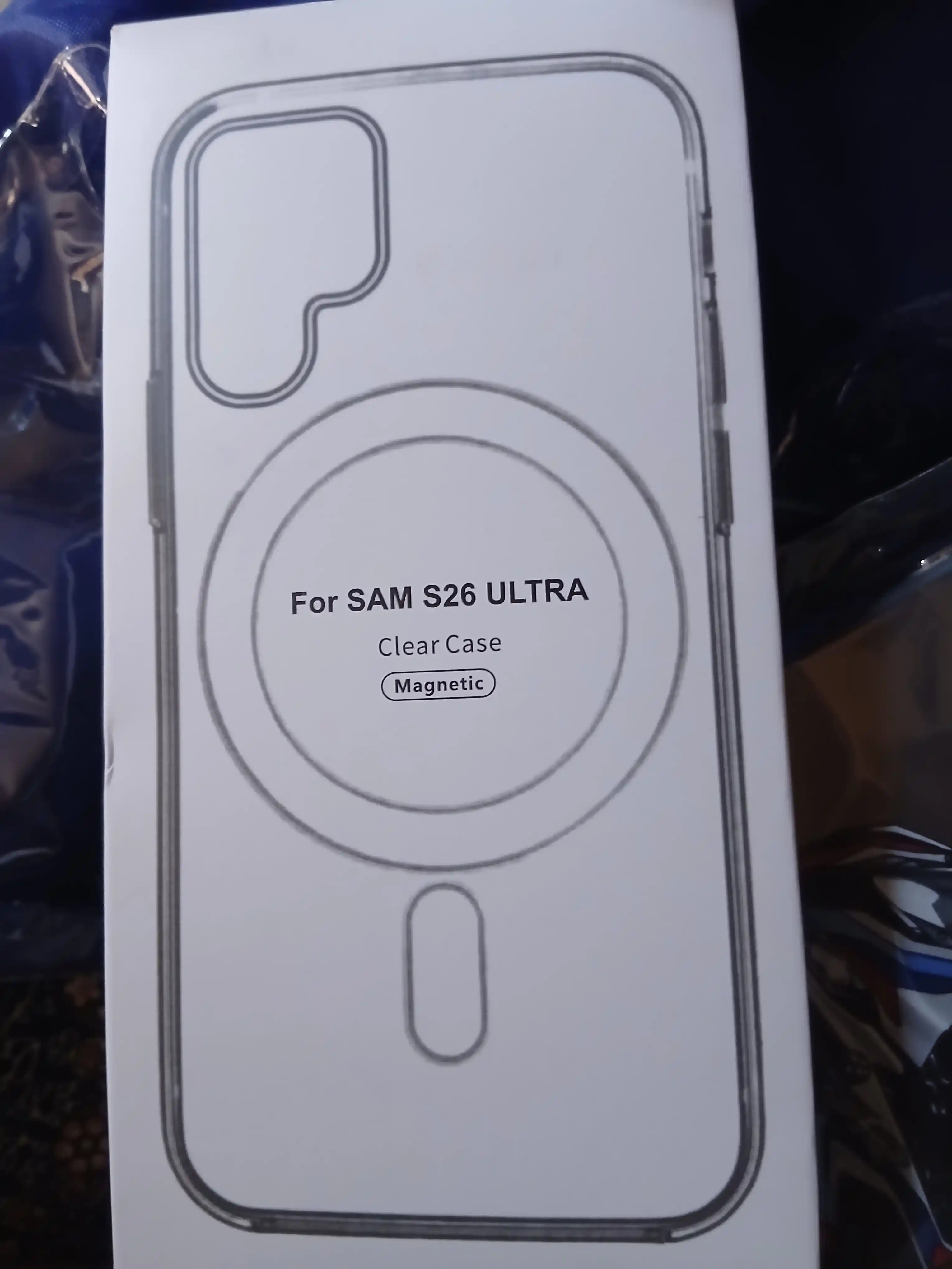 Прозрачный чехол MagSafe для Samsung  A17, A36, S26, S25, S24, S24, S23, S22, S21 Ultra