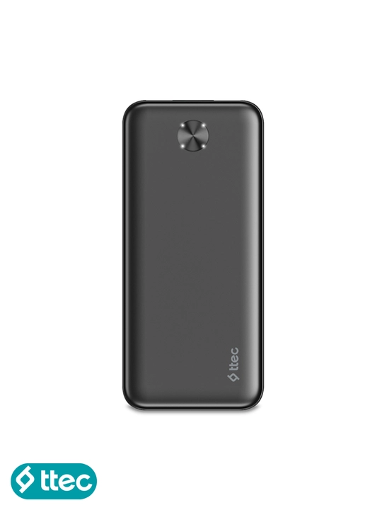 TTEC ReCharger Powerbank 10,000 mAh Black, внешний аккумулятор с двумя USB-A выходами